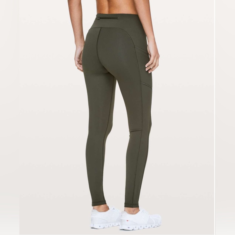 Lululemon Olive Green leggings 28”